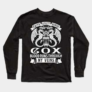 COX Long Sleeve T-Shirt